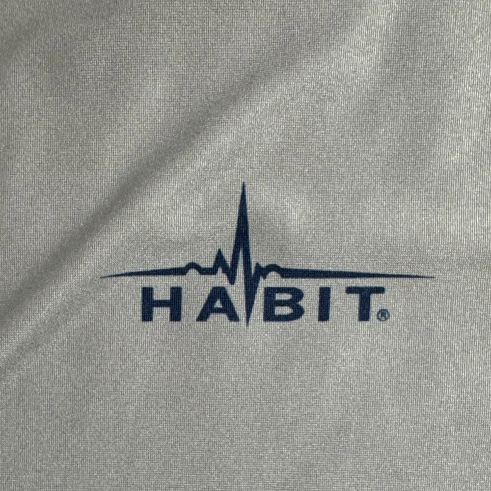 Habit Gray Solar Marina Waves Long Sleeve Tee XL